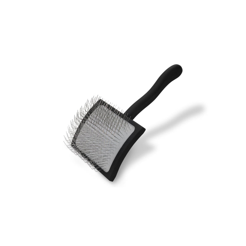 Chris Christensen Big K Dog Slicker Brush for Dogs (Goldendoodles, Labradoodles, Poodles), Groom Like a Professional, Fluff Detangle Style, Saves Time Energy, Black, Large - BeesActive Australia