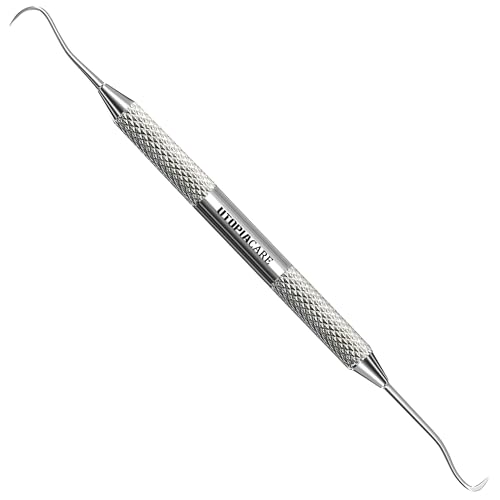 Utopia Care Dental Tartar Scraper Tool, Plaque Remover for Teeth 6.5 Inch Silver 1