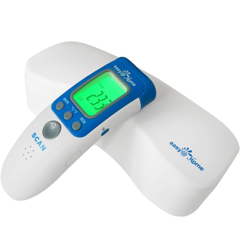 Easy@Home 3 in 1 Non-Contact Infrared Forehead Thermometer for Baby Adult and Child, NCT-301 1 Count (Pack of 1)