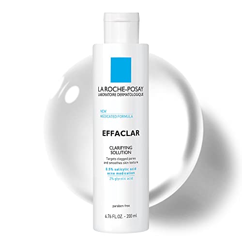 La Roche-Posay Effaclar Clarifying Solution Salicylic Acid Toner, 6.7oz