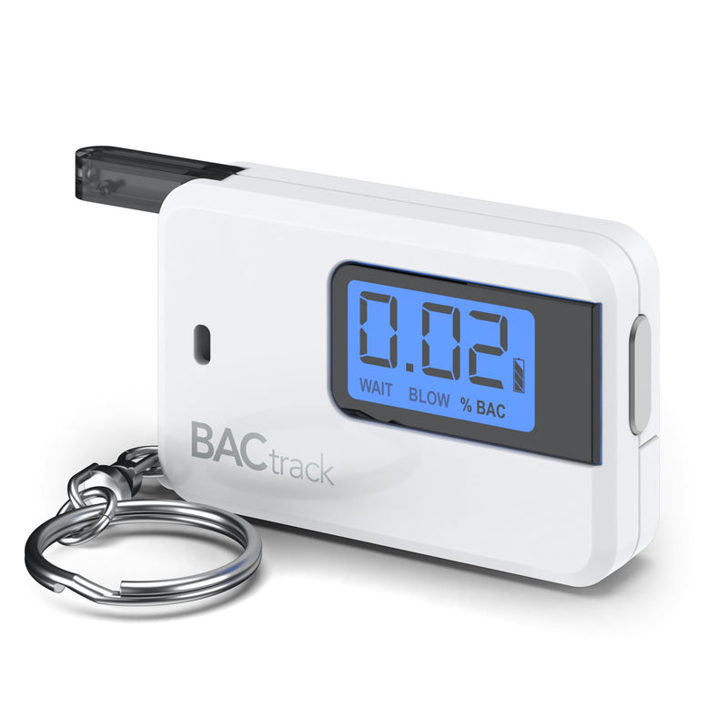 BACtrack Go Keychain Breathalyzer (White) | Ultra-Portable Pocket Keyring Alcohol Tester for Personal Use 1 White - BeesActive Australia