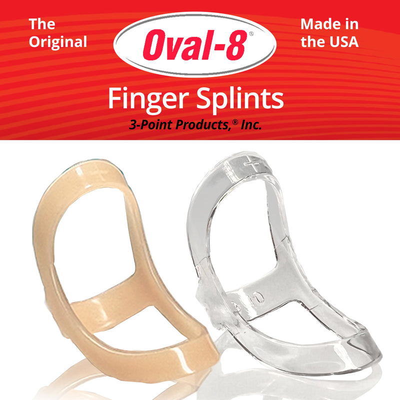 3-Point Products Oval-8 Finger Splint Size 8 (1 Splint) - BeesActive Australia