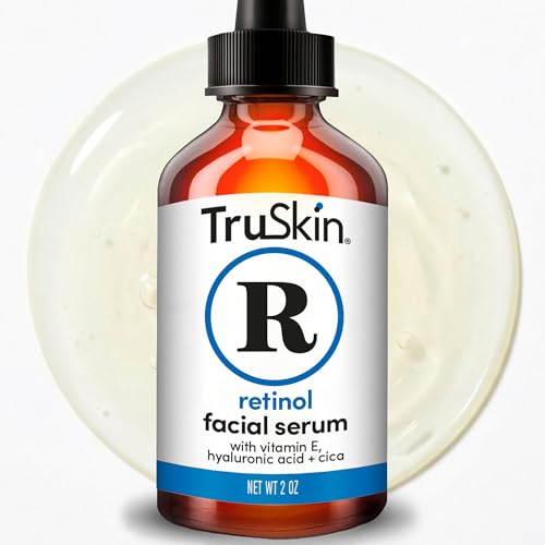 TruSkin Retinol Serum for Face with Hyaluronic Acid & Cica, 2 fl oz 2 Fl Oz (Pack of 1)
