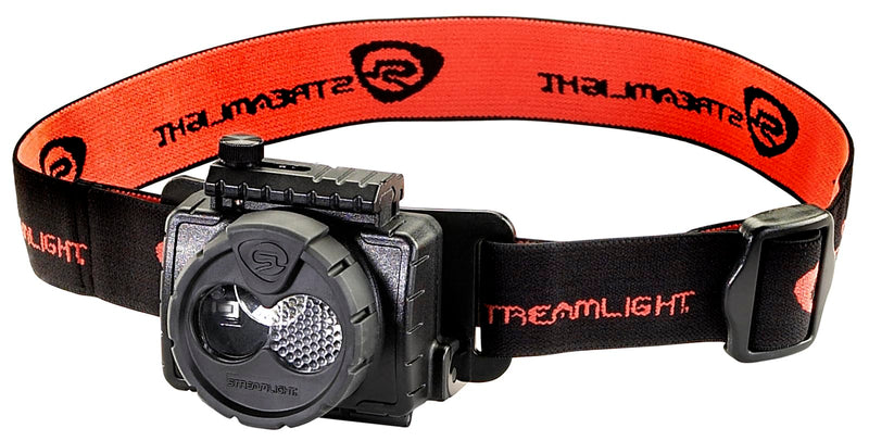 Streamlight 61601 Double Clutch USB 125-Lumen Multi-Fuel LED Headlamp with Elastic Head Strap, Rubber Hard Hat Strap, and USB Cable, Black USB Rechargeable - BeesActive Australia