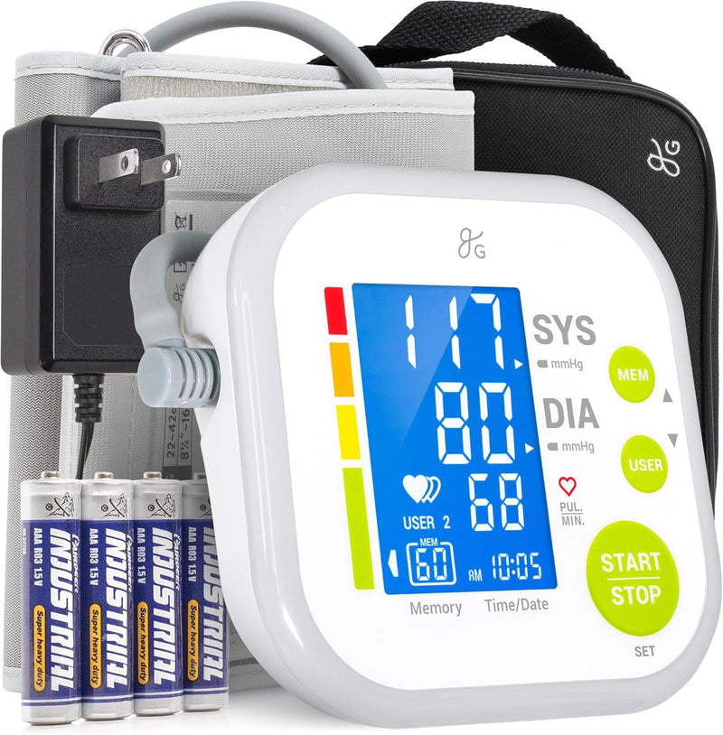 Greater Goods Upper Arm Blood Pressure Monitor for Home Use, Automatic
