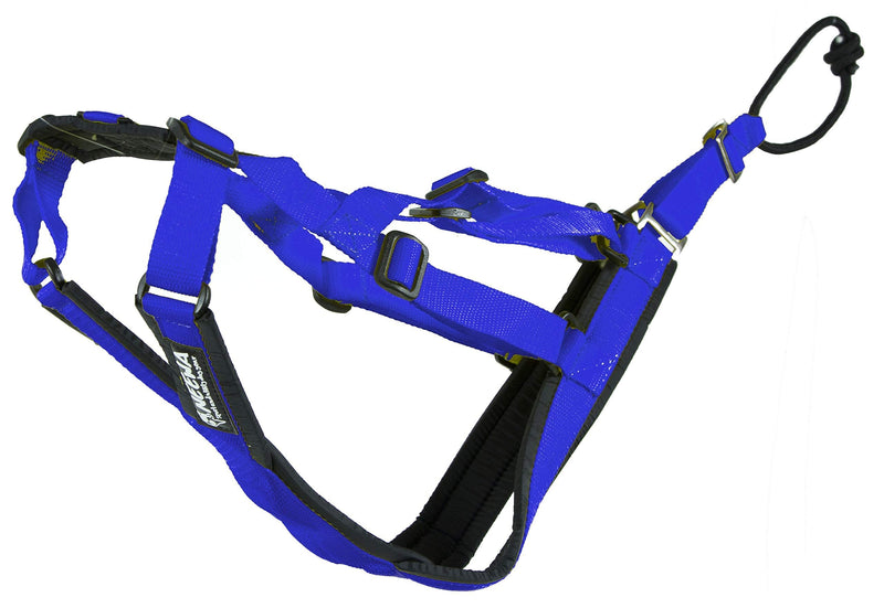 Neewa Adjustable Sled Pro Harness (Medium, Blue), Dog Harness Large Breed, Dog Pulling Harness, Giant Dog Harness, Sled Harness for Pulling, Great for Dog Joring Medium - BeesActive Australia