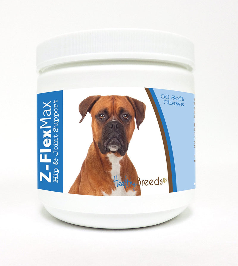 Healthy Breeds Boxer Z-Flex Max Hip and Joint Soft Chews 50 Count - PawsPlanet Australia