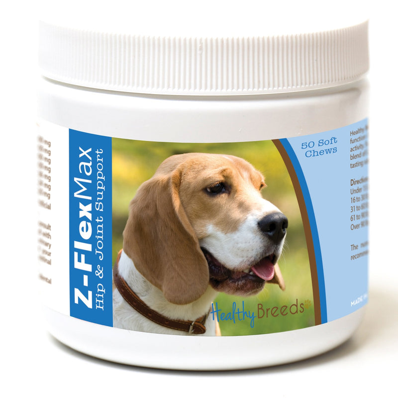 Healthy Breeds Beagle Z-Flex Max Hip and Joint Soft Chews 50 Count - PawsPlanet Australia