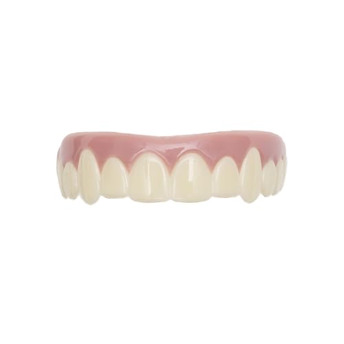 Imako Premium Cosmetic Uppers for Men and Women – Temporary Smile Makeover – 1 Pack Small, Natural White – Made in USA Small Natural White