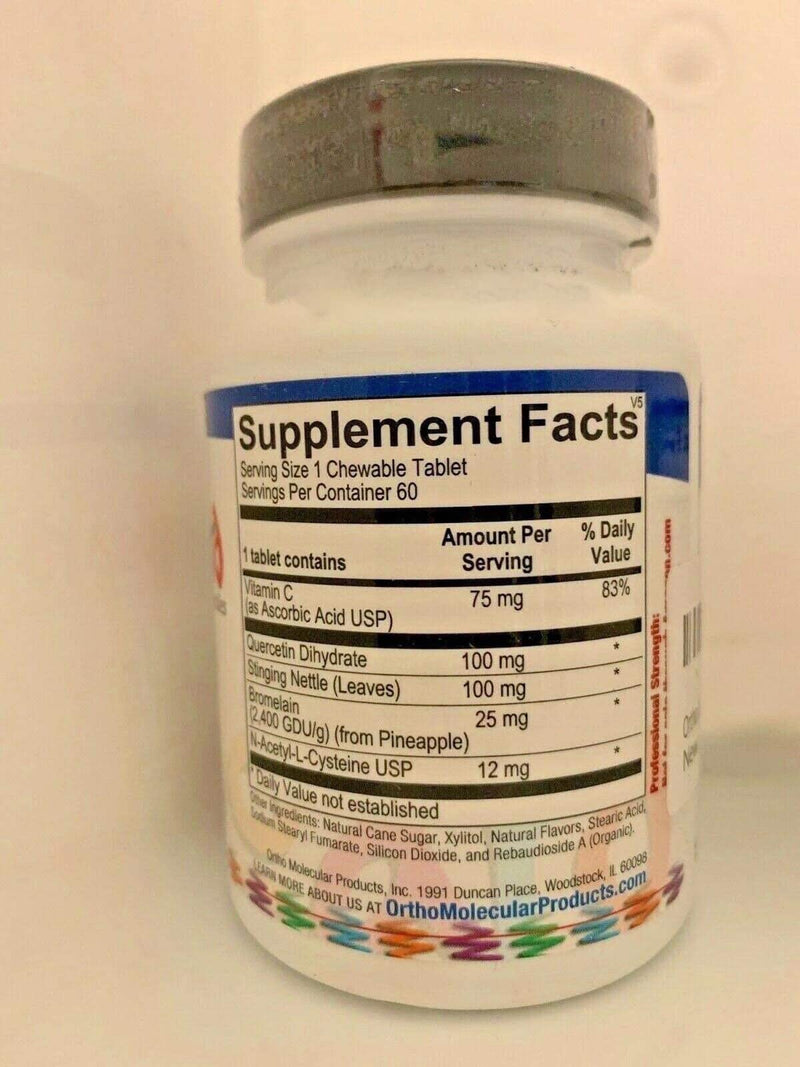 Ortho Molecular - D-Hist Jr. 60 tablets