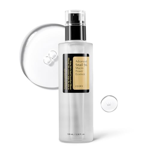 COSRX Snail Mucin 96% Repairing Serum for Sooothing & Hydrating 3.38 oz. 100 mL/3.38 Fl Oz (Pack of 1)