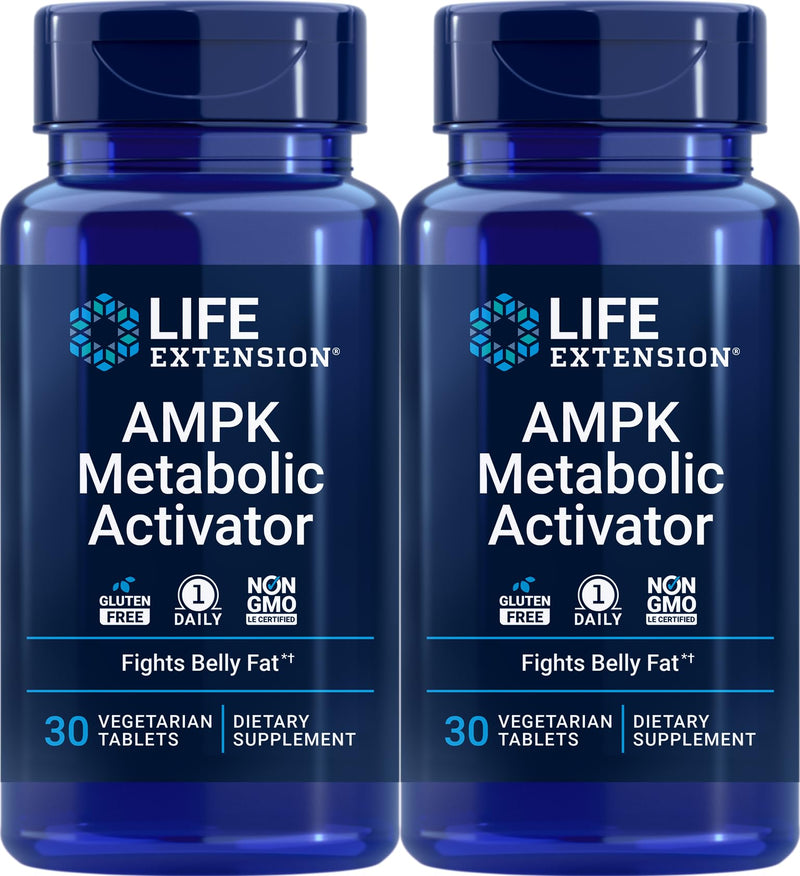 Life Extension AMPK Metabolic Activator, 30 Vegetarian Tablets (2 Pack)