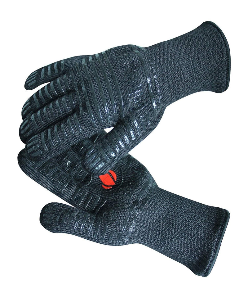 GRILL HEAT AID BBQ Gloves Heat Resistant 1,472℉ Extreme. Dexterity in Kitchen to Handle Cooking Hot Food in Oven, Cast Iron, Pizza, Baking, Barbecue, Smoker & Camping. Fireproof Use for Men & Women One Size Full Black - BeesActive Australia