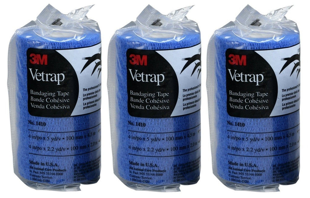 Vetrap - Individual Roll Blue (Pack of 3) 3 Pack