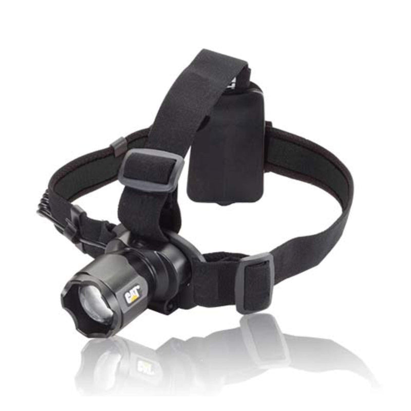 Cat CT4200 220 Lumen Focusing Beam LED Headlamp with Adjustable Angle Head (Black) 220 Lumens