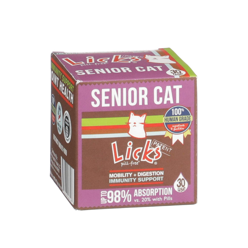 Senior Cat - Joint Support & Digestion Supplement for Senior Cats - Immunity Vitamins & Heart Health Supplements for Older Cats - Gel Packets - 30 Use - BeesActive Australia
