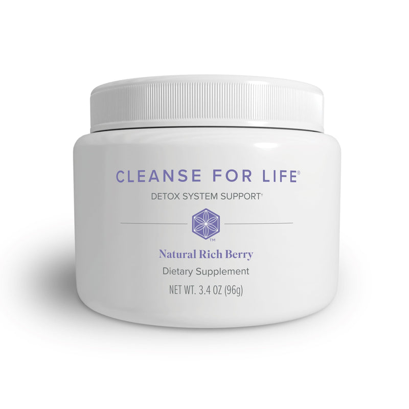 Isagenix Cleanse for Life, Powder, Natural Rich Berry, 3.4 oz, 16 Servings | No Laxatives or Diuretics, Supports Metabolism, Contains Vitamin B12 and Niacin, Powder Cleanse Drink