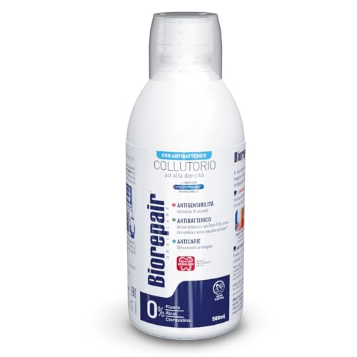 Biorepair: " Collutorio " Mouthwash with Antibacterical - 500ml/16.9 fl.oz [ Italian Import ]