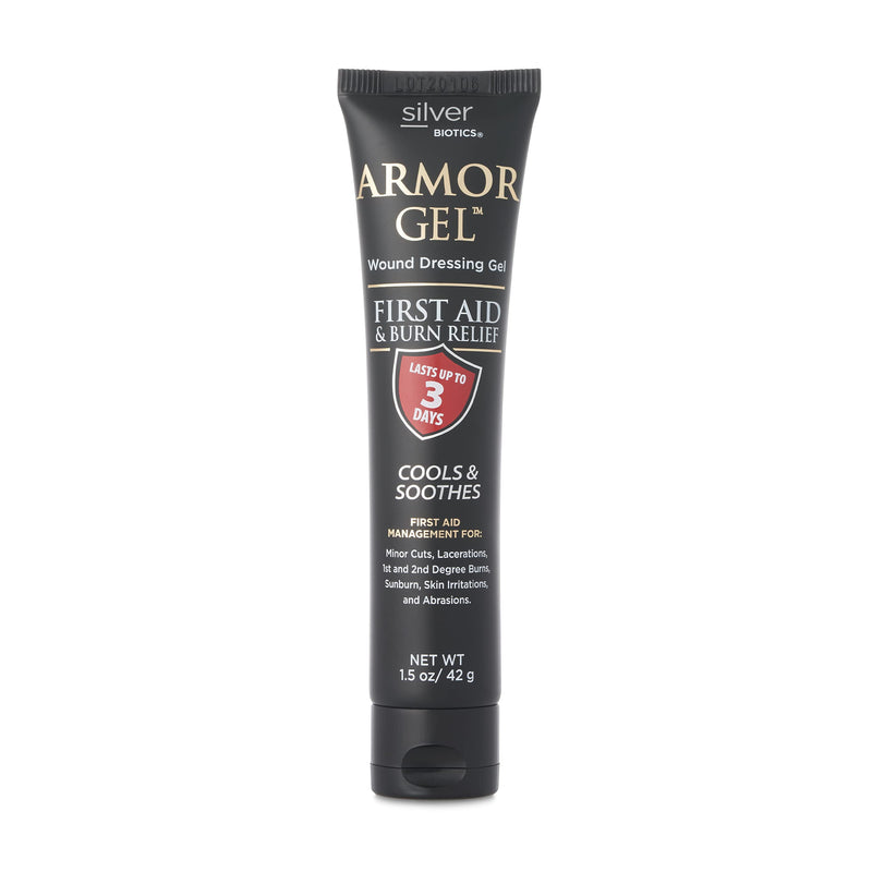 Silver Biotics Armor Gel Wound Dressing Gel | First Aid + Burn Relief 24 PPM Silver Gel | 1.5 oz - BeesActive Australia