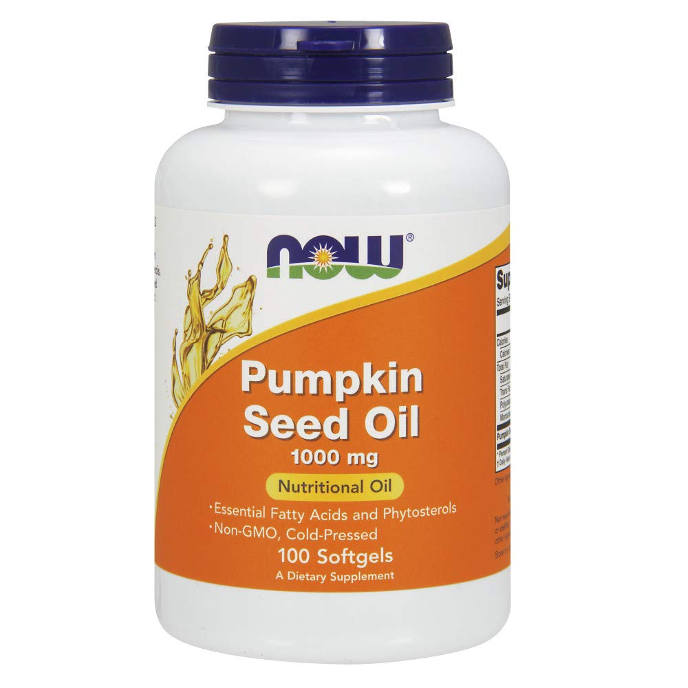 NOW Pumpkin Seed Oil 1000 mg,100 Softgels