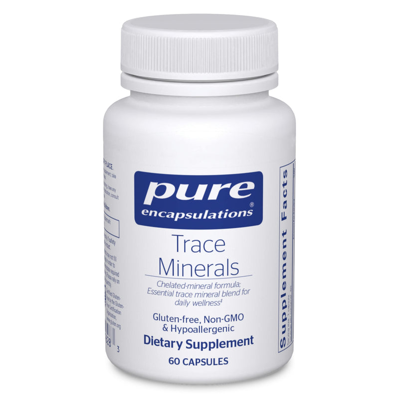 Pure Encapsulations Trace Minerals - Multimineral Supplement - Mineral Supplement - Supports Metabolism & Cellular Function* - Gluten Free & Vegan - 60 Capsules 60 Count (Pack of 1) - BeesActive Australia