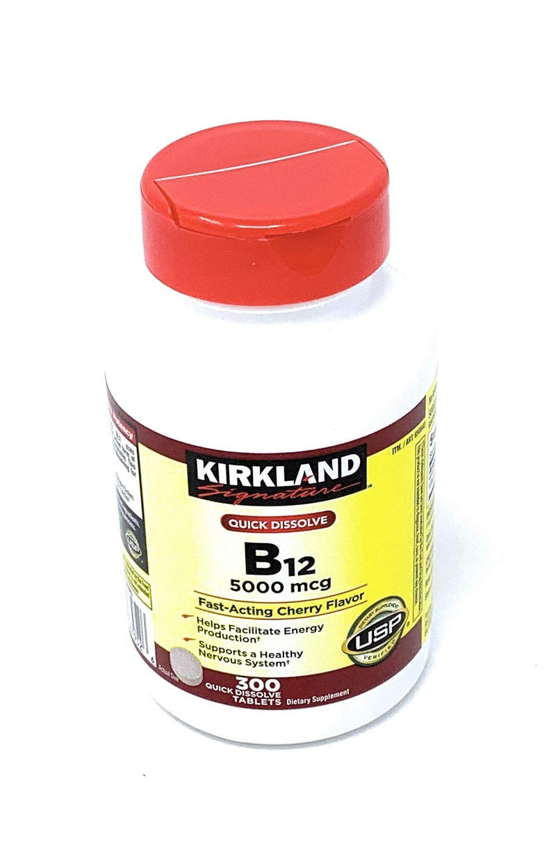 Kirkland Signature Quick Dissolve B-12 5000 mcg., 300 Tablets