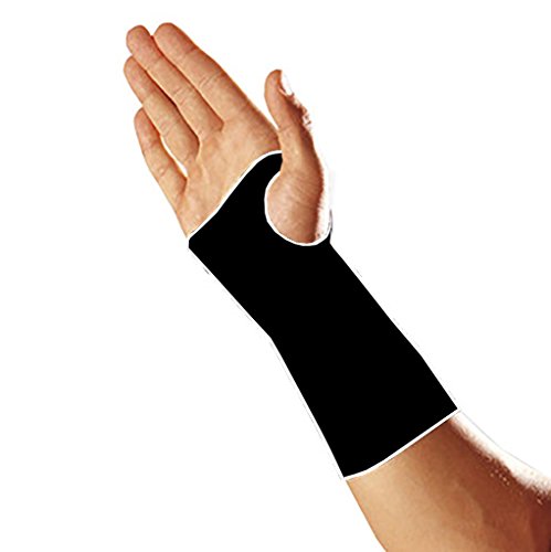 Open Thumb Breathable Compression Hand Support Men, Black, Small, 1 Piece