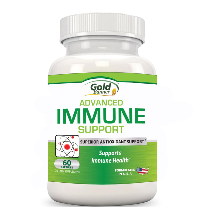 Immune Support Supplement – Antioxidant Complex for Immune System Health | Red raspberry, pomegranate, pine bark, grape seed & green extracts, rich in polyphenols & lycopene, superior antioxidant
