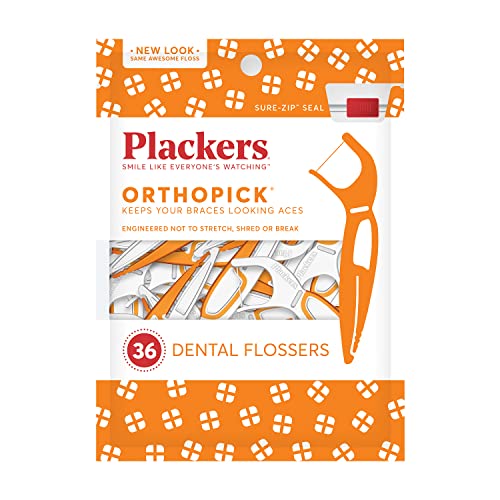 Plackers Ortho Picks Size 36ct Pack of 6 36 Count (Pack of 6)