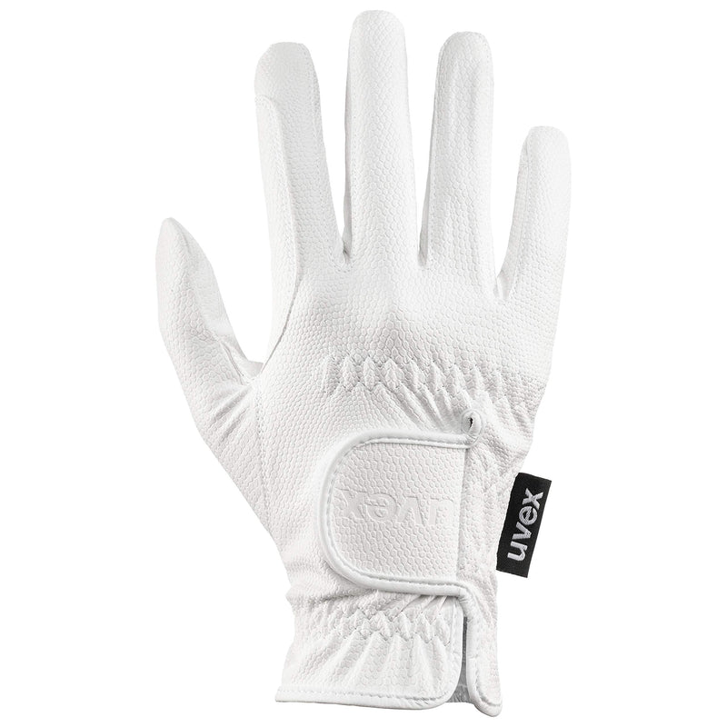 Uvex Sportstyle Horse Riding Gloves for Women & Men - Breathable, Washable & with Touchscreen Capability White 10 - BeesActive Australia
