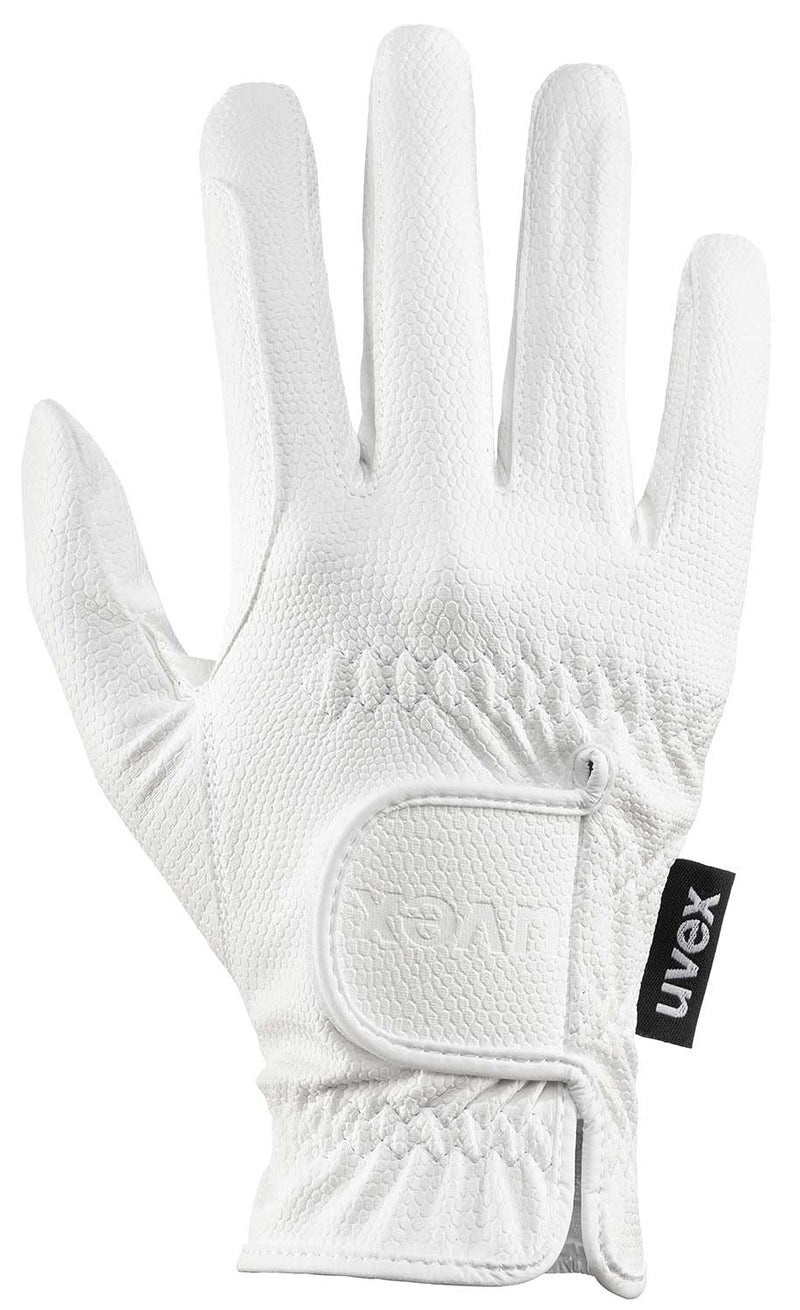 Uvex Sportstyle Horse Riding Gloves for Women & Men - Breathable, Washable & with Touchscreen Capability white 8.5 - BeesActive Australia