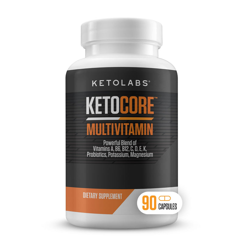Ketocore Keto Vitamins | Keto Multivitamin for Men & Women | Keto Supplements & Carnivore Diet Supplements, Keto Friendly Multivitamin | No Keto Flu | Rich in Magnesium & Potassium | 90 Capsules 90 Count (Pack of 1)