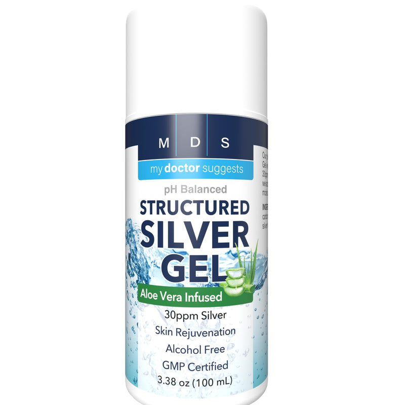 Colloidal Silver Gel, Burn and Wound Care with Aloe Vera - 30ppm pH Balanced Formula Helps Soothe Burns, Sores & Eczema - Structured Silver - Made in USA (3.38 oz) 1 - BeesActive Australia