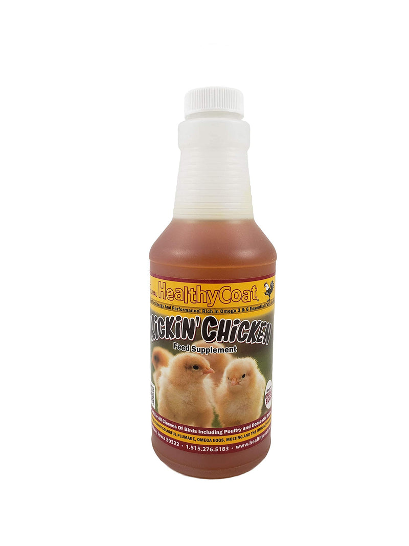 HealthyCoat Kickin Chicken: Pint - for Better Plumage, Eggs, and Attitude. - PawsPlanet Australia