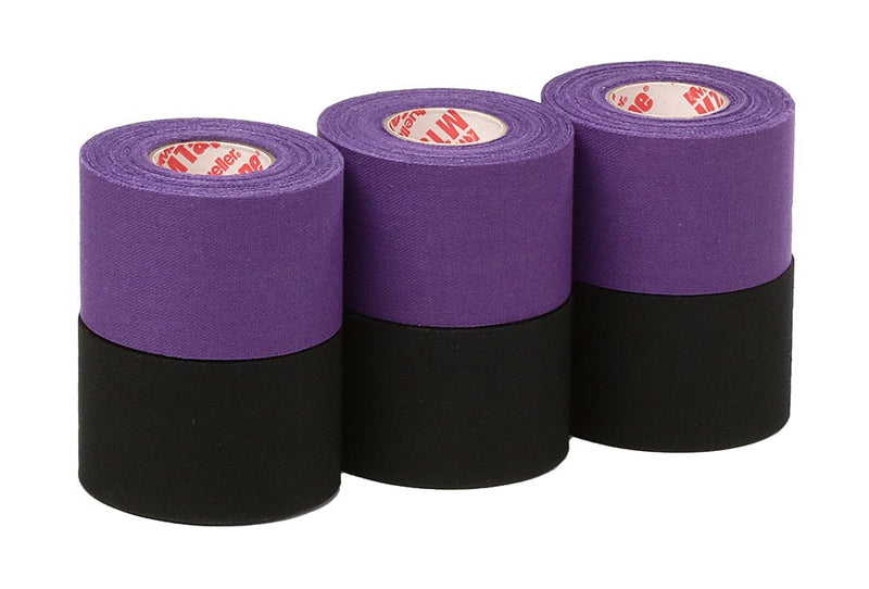 Mueller Athletic Tape Sports Tape, Purple and Black 6 rolls - BeesActive Australia