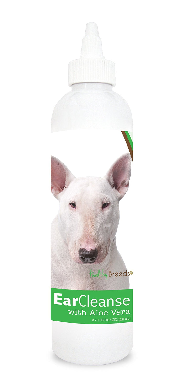 Healthy Breeds Bull Terrier Ear Cleanse with Aloe Vera Cucumber Melon 8 oz