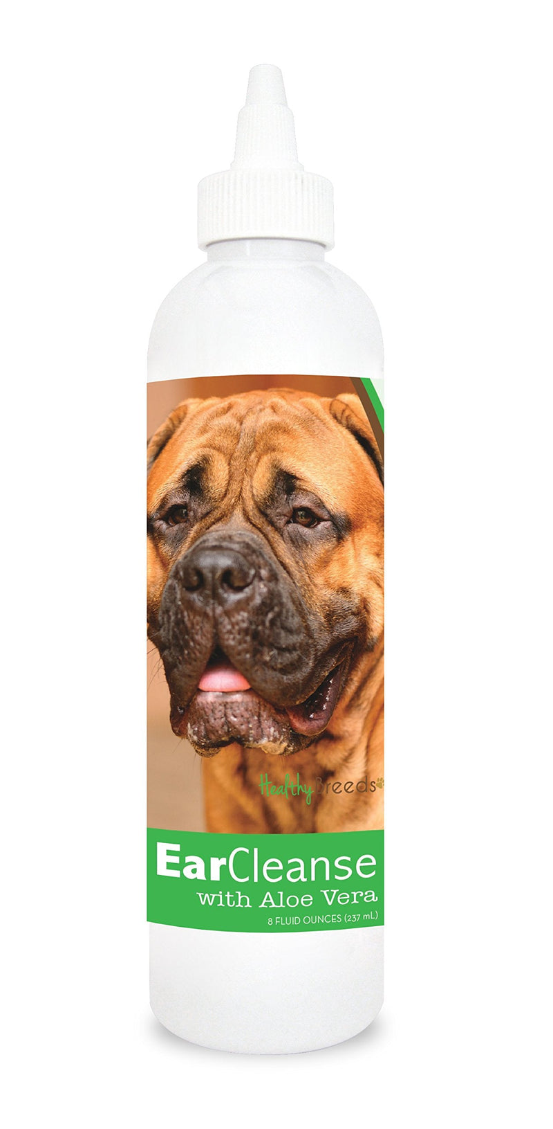 Healthy Breeds Bullmastiff Ear Cleanse with Aloe Vera Cucumber Melon 8 oz