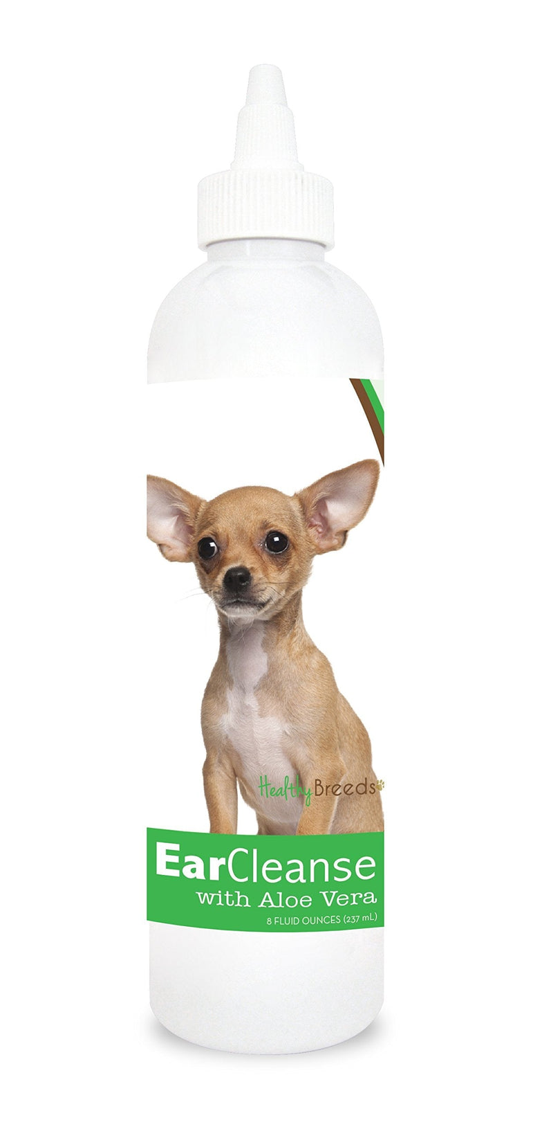 Healthy Breeds Chihuahua Ear Cleanse with Aloe Vera Cucumber Melon 8 oz - PawsPlanet Australia