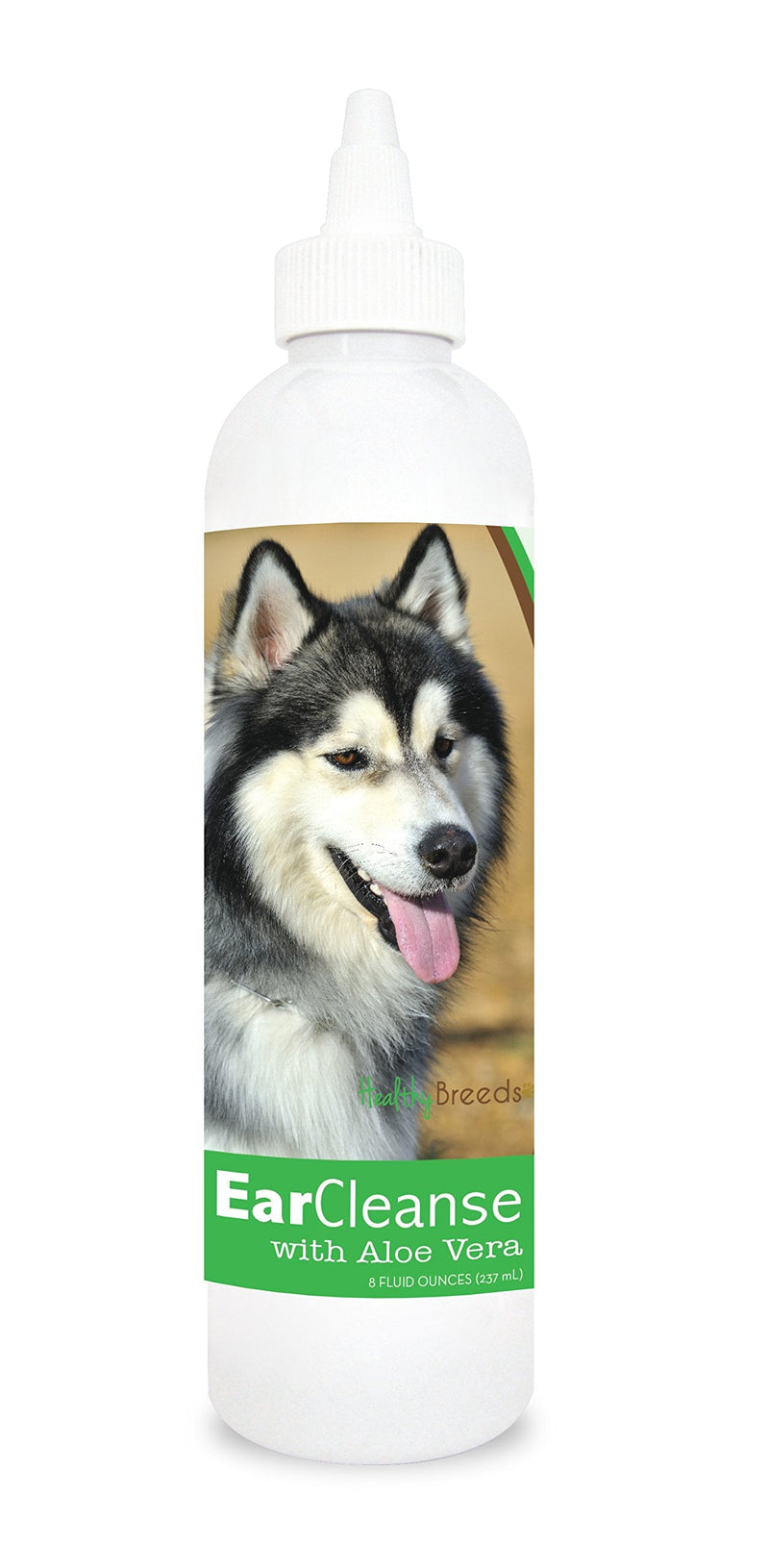 Healthy Breeds Siberian Husky Ear Cleanse with Aloe Vera - Gently & Effectively Clean, Dry & Deodorize Your Pet's Ears At Home - Cucumber Melon Scent - 8 oz Cucumber Melon 8oz