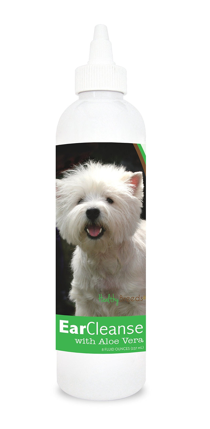 Healthy Breeds West Highland White Terrier Ear Cleanse with Aloe Vera Cucumber Melon 8 oz