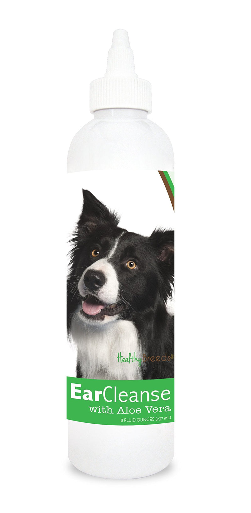 Healthy Breeds Border Collie Ear Cleanse with Aloe Vera Cucumber Melon 8 oz