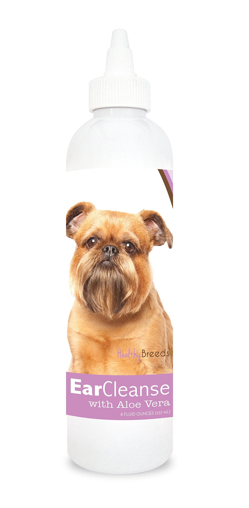 Healthy Breeds Brussels Griffon Ear Cleanse with Aloe Vera Sweet Pea and Vanilla 8 oz