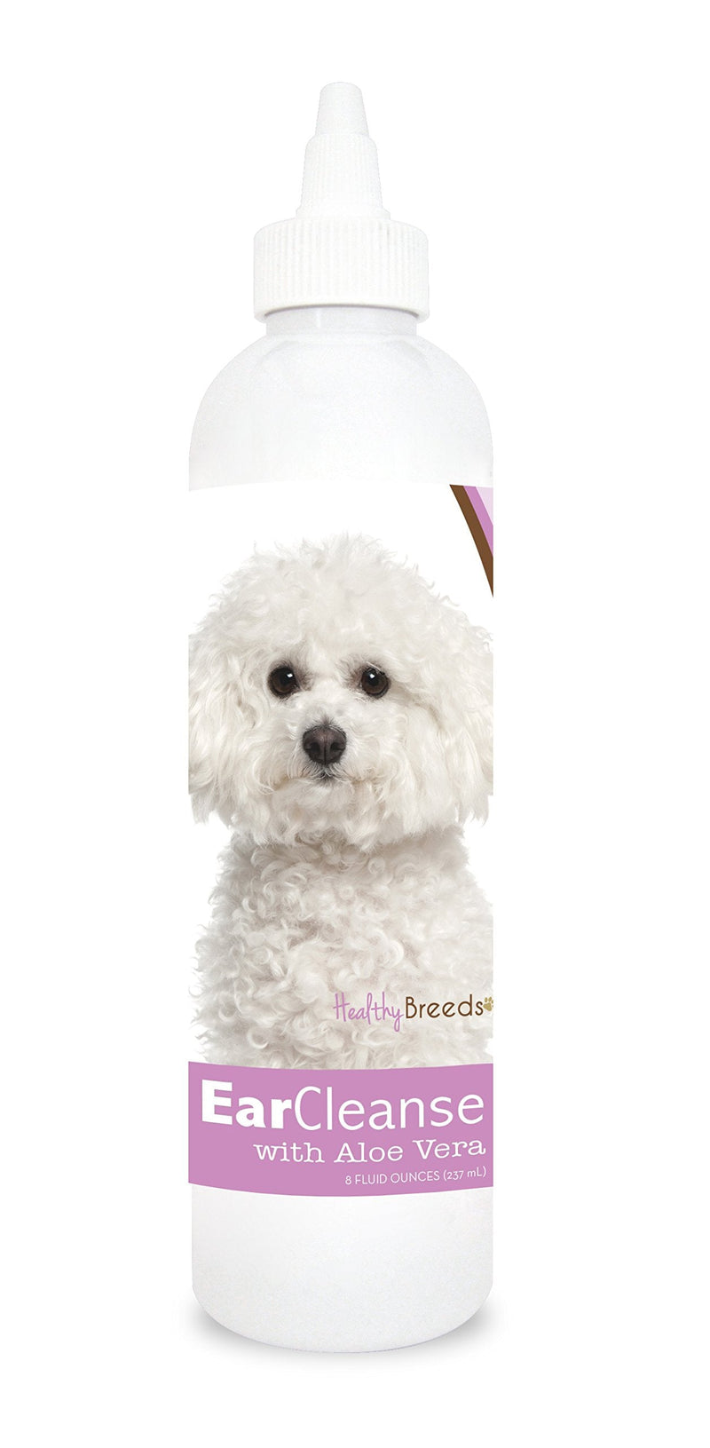 Healthy Breeds Bichon Frise Ear Cleanse with Aloe Vera Sweet Pea and Vanilla 8 oz