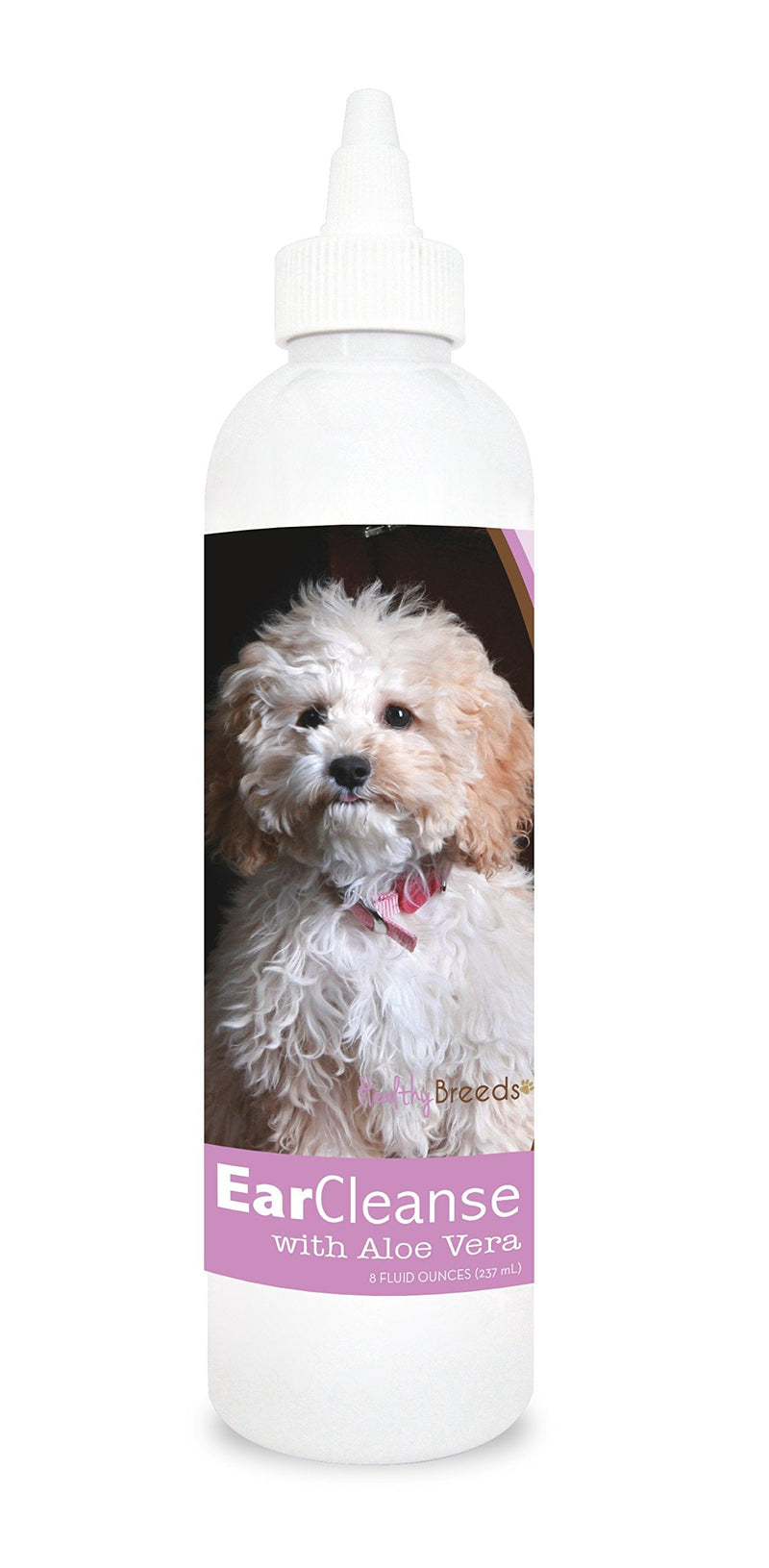 Healthy Breeds Cockapoo Ear Cleanse with Aloe Vera Sweet Pea and Vanilla 8 oz