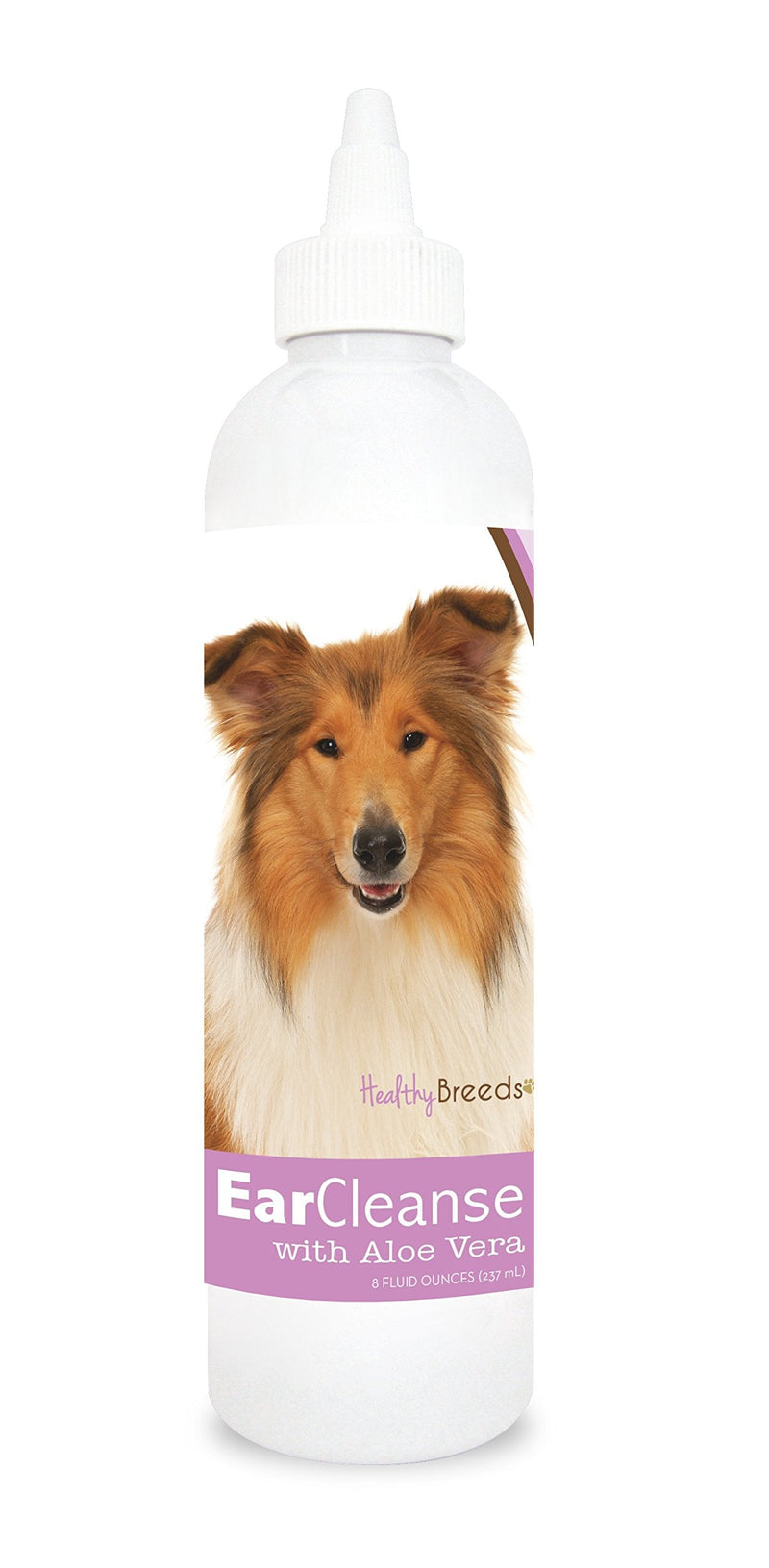 Healthy Breeds Collie Ear Cleanse with Aloe Vera Sweet Pea and Vanilla 8 oz