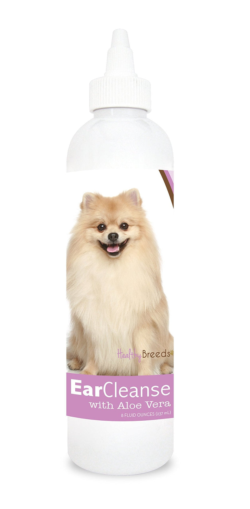 Healthy Breeds Pomeranian Ear Cleanse with Aloe Vera Sweet Pea and Vanilla 8 oz
