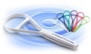 6 Pureline Tongue Cleaner Scraper Oralcare Colors Vary SET OF 6 by PURELINE