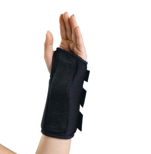 Medline Foam Wrist Splint, 8-Inch Long, Left Wrist, Size XL (8.5-9.5 Wrist Circumference), One Splint