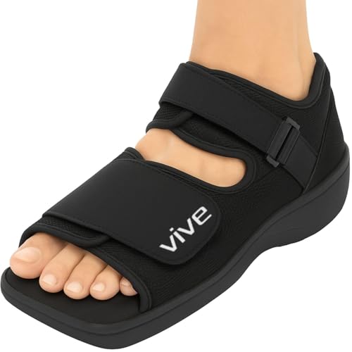 Vive Post Op Shoe - Lightweight Medical Walking Boot with Adjustable Strap Small