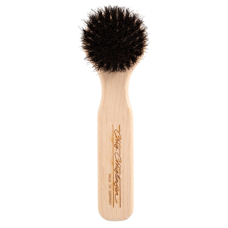 Chris Christensen Horse Hair Chalk Brush for Dogs, Groom Like a Professional, Even Applicaiton, Great for Face or Feet, 100% Horse Hair, Made in Germany - BeesActive Australia